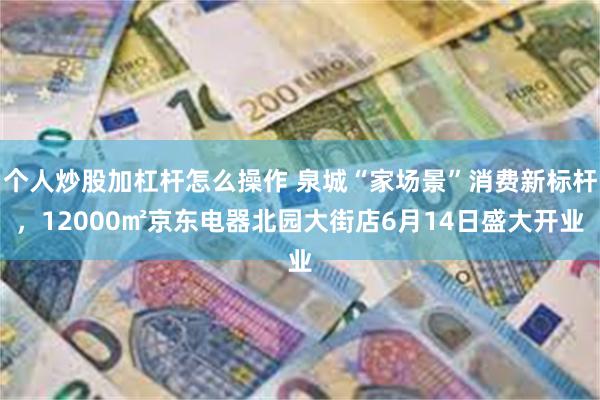 个人炒股加杠杆怎么操作 泉城“家场景”消费新标杆，12000㎡京东电器北园大街店