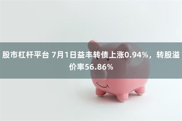 股市杠杆平台 7月1日益丰转债上涨0.94%，转股溢价率56.86%